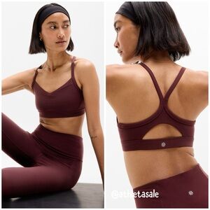NWT Athleta Vital Sports Bra A-C | Garnet
